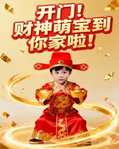 开门!财神萌宝到你家啦!
