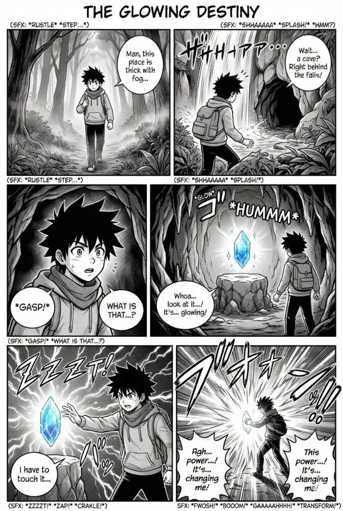 日系黑白少年漫