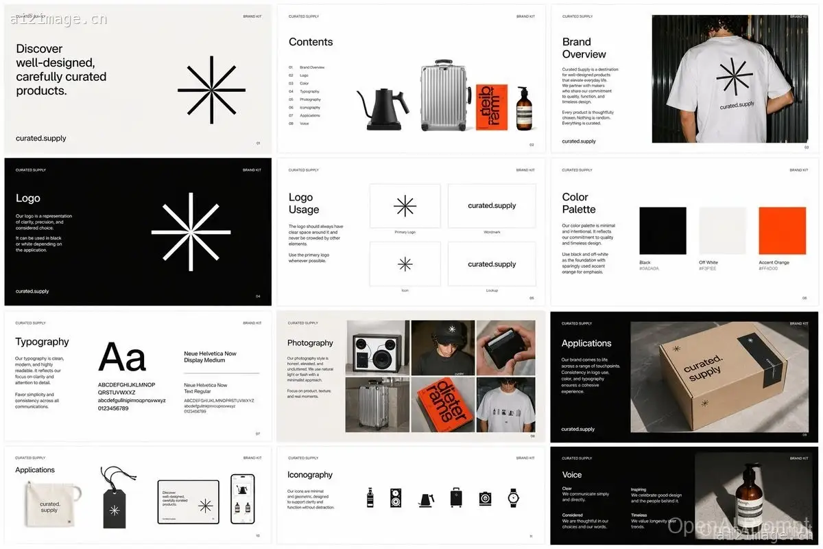 品牌套件设计提示词