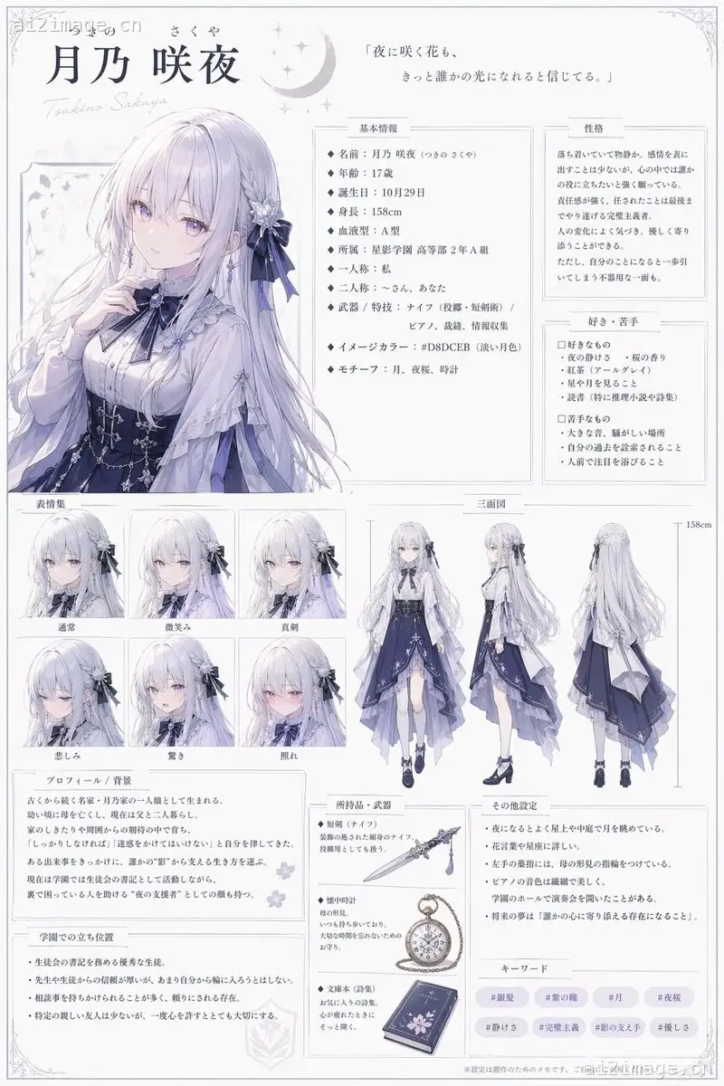 综合动漫角色参考表