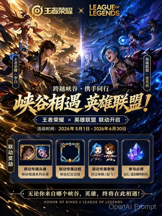 游戏联动海报