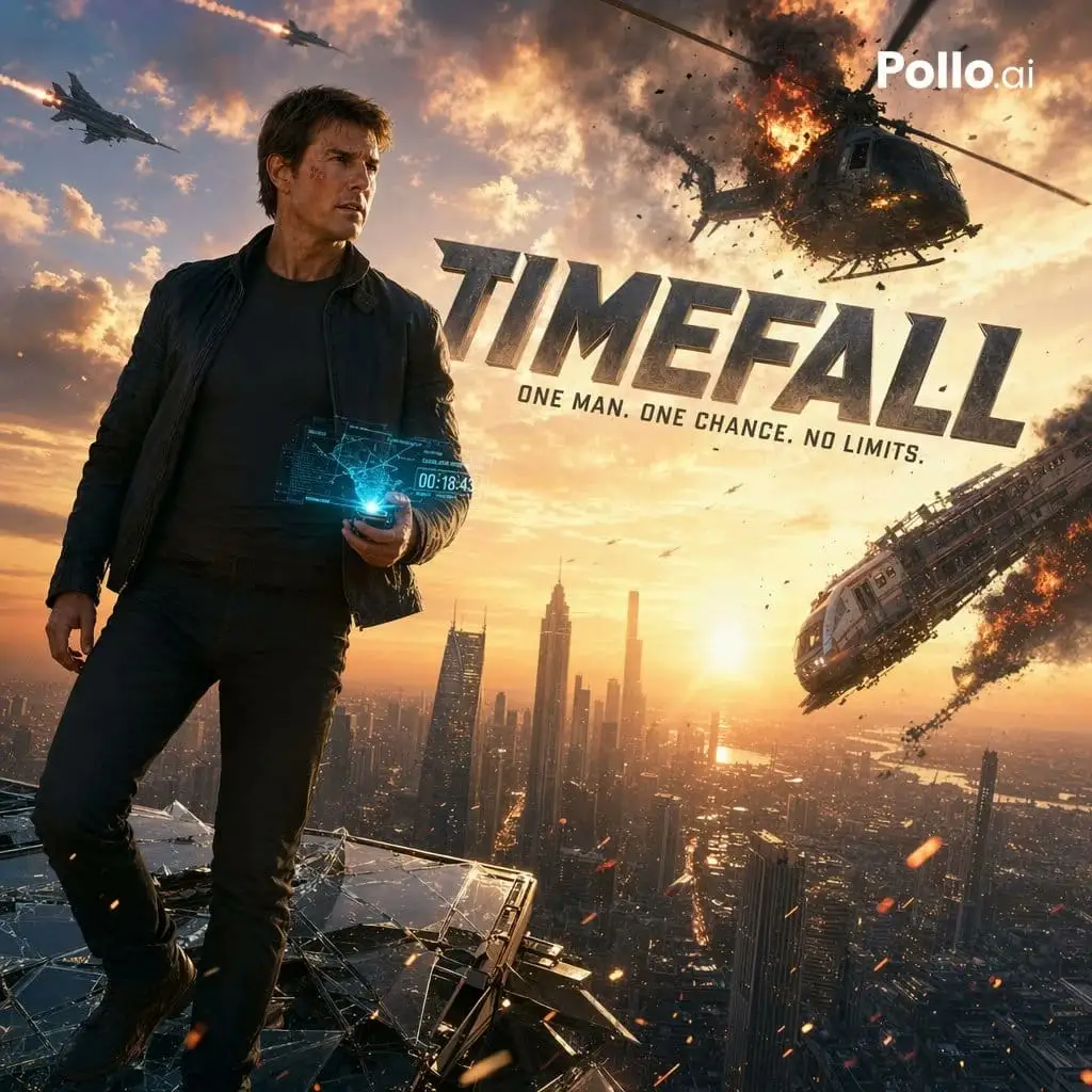 电影级科幻动作海报:TIMEFALL 英雄降临