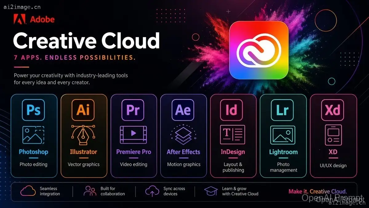 Adobe Creative Cloud 促销横幅