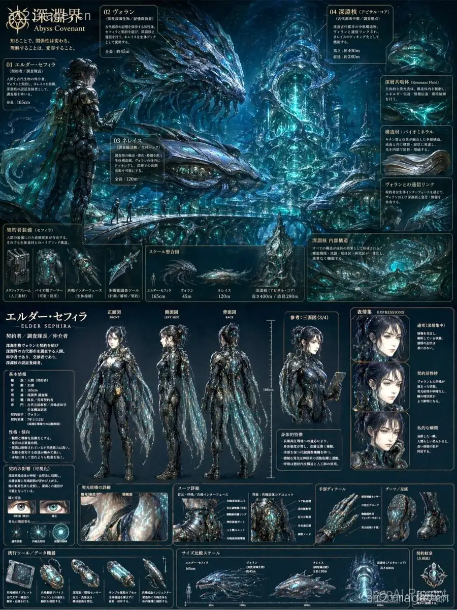 科幻概念艺术与角色设定集
