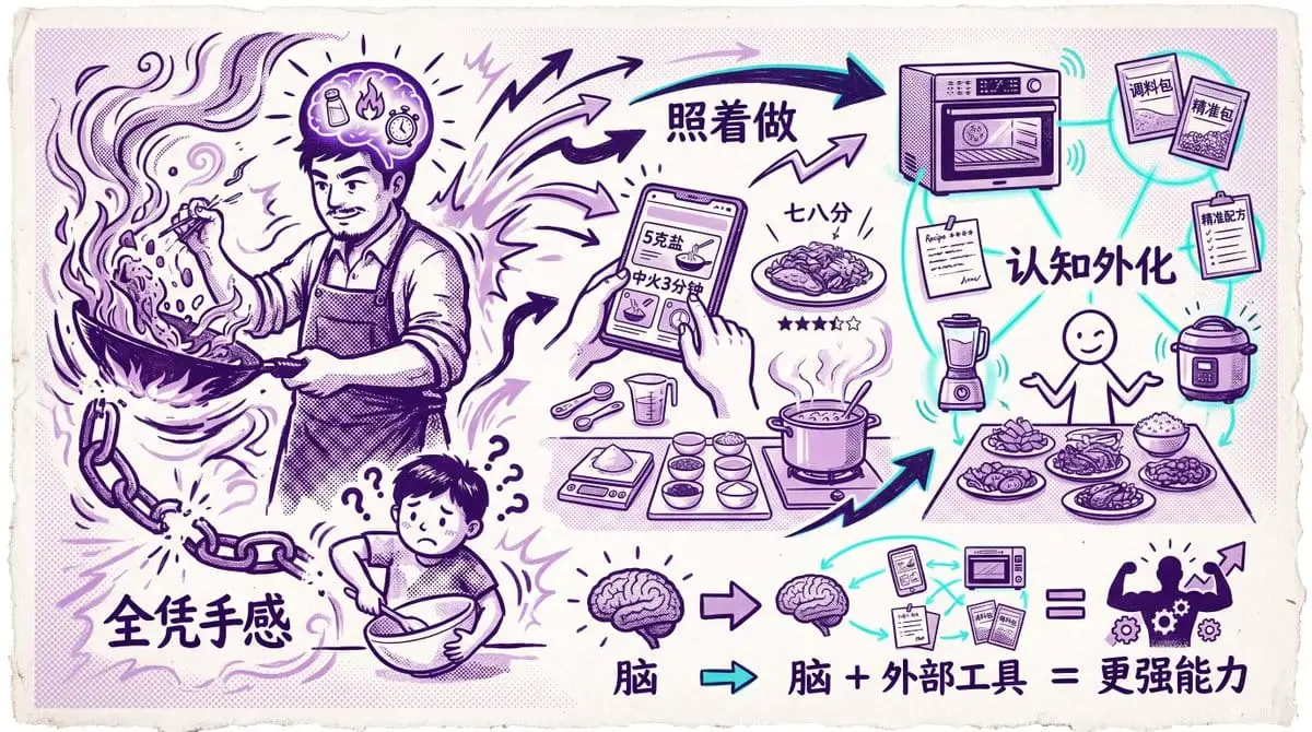 中式烹饪认知信息图:从直觉到认知外化