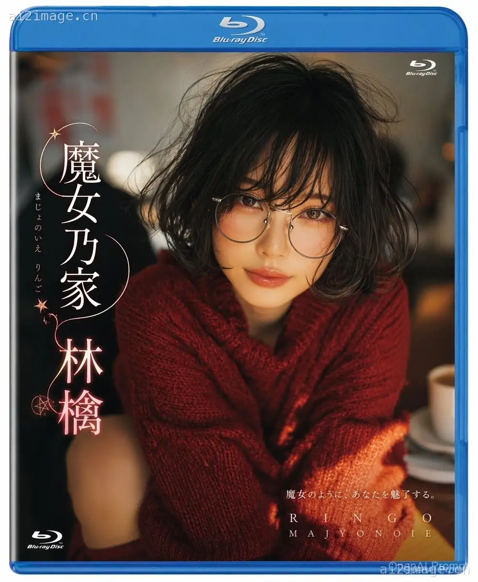 照片级逼真蓝光光盘封面肖像