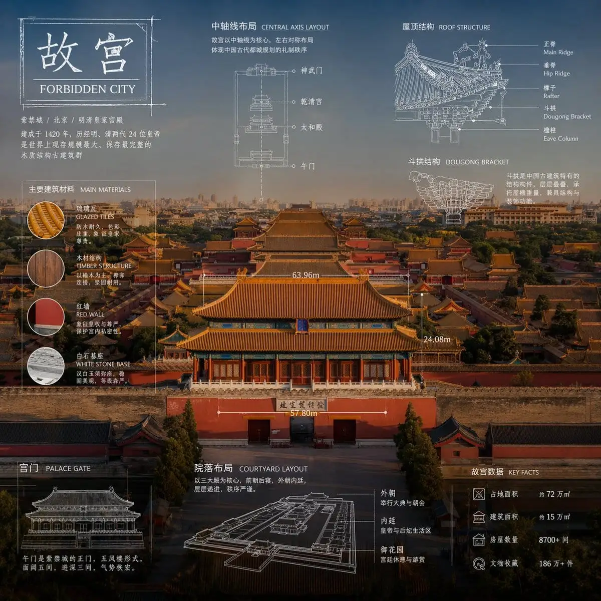 技术蓝图信息图:专业级写实渲染