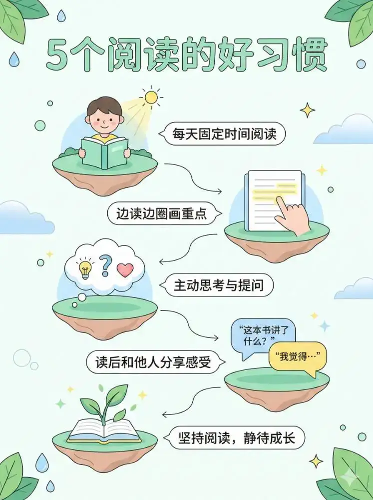 小清新风格插画模板