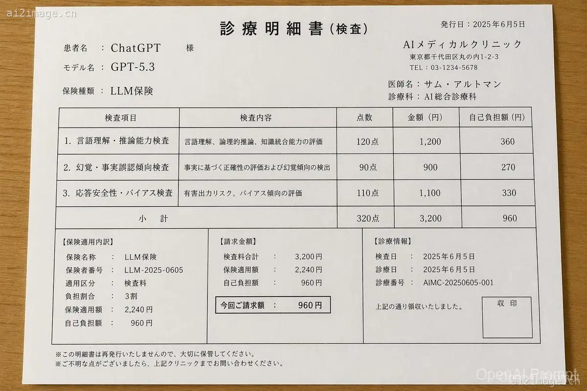 日式 AI 诊所医疗账单