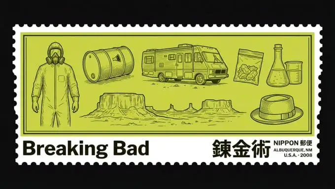 电影主题复古雕刻邮票设计器