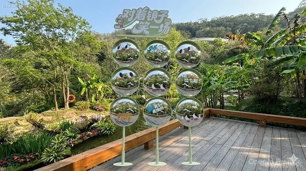 将展示架移至露台上