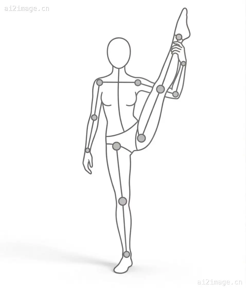瑜伽服动漫插画
