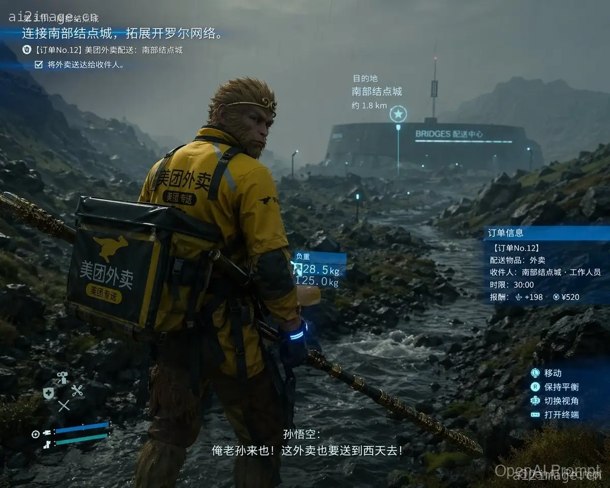 电影级游戏 UI 样机
