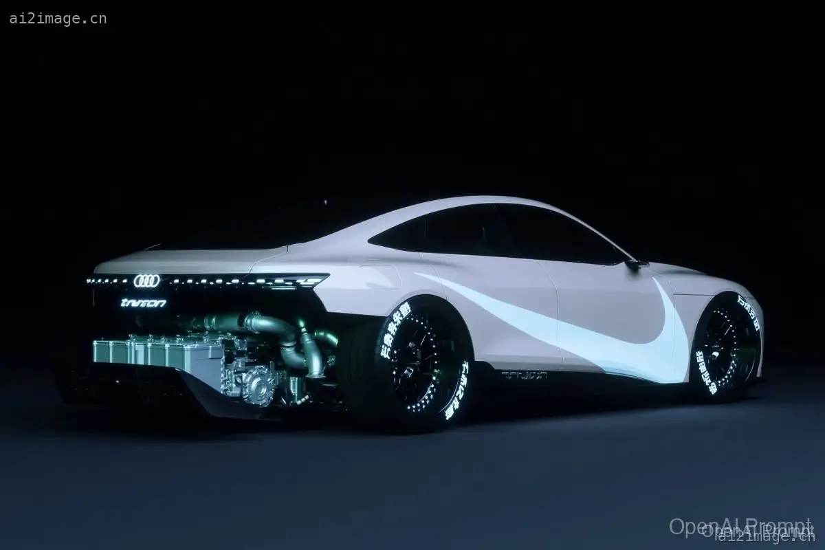 未来感 Audi Tron 概念轿跑
