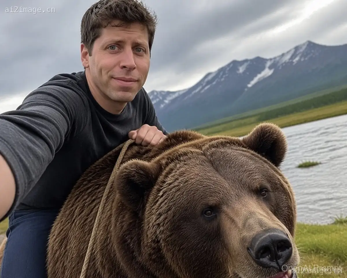 Sam Altman 骑熊
