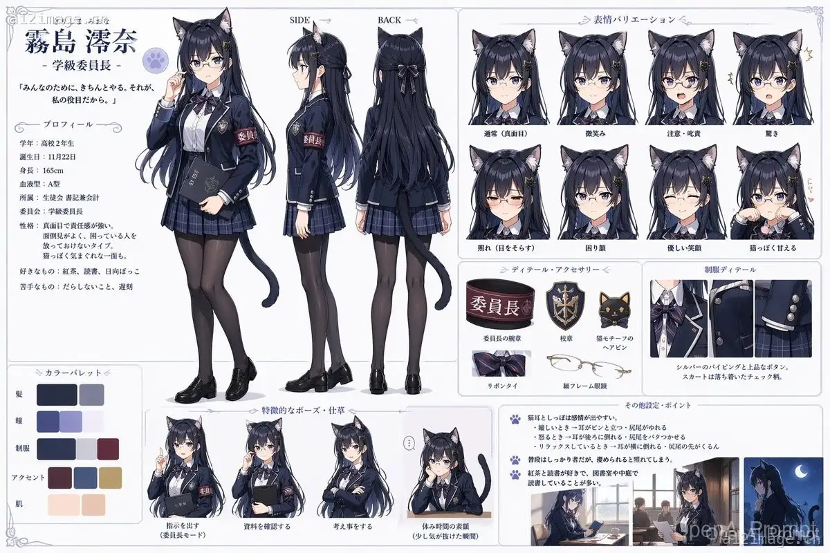 猫耳学生会役員キャラクター設定資料集