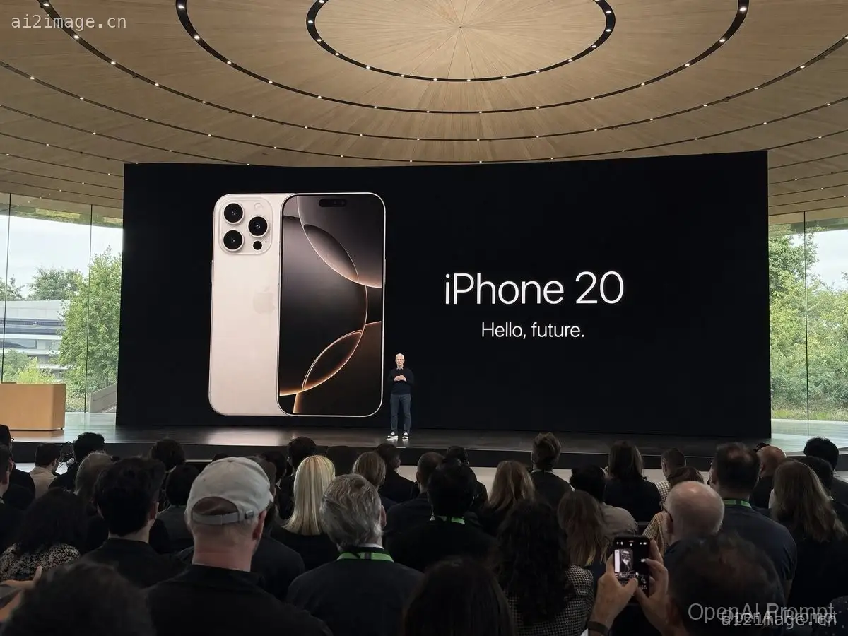 Apple Park 发布会照片提示词