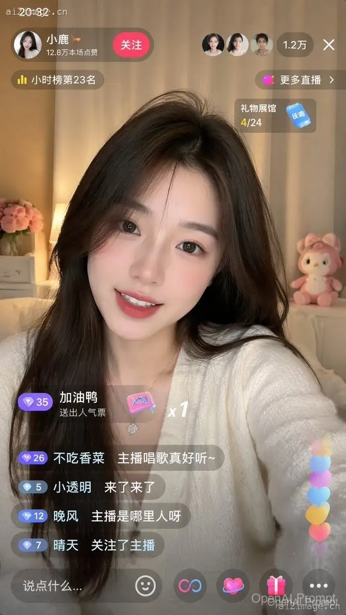 直播 App 界面模型