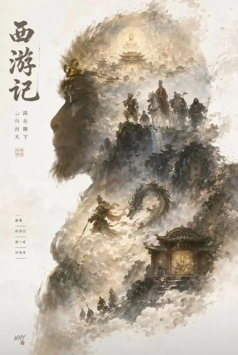 《西游记》水墨史诗海报生成器