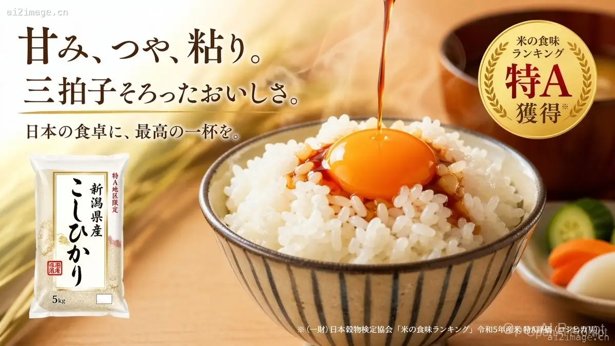 Japanese Rice Advertisement Banner