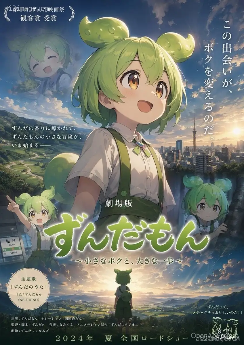 动漫电影海报排版