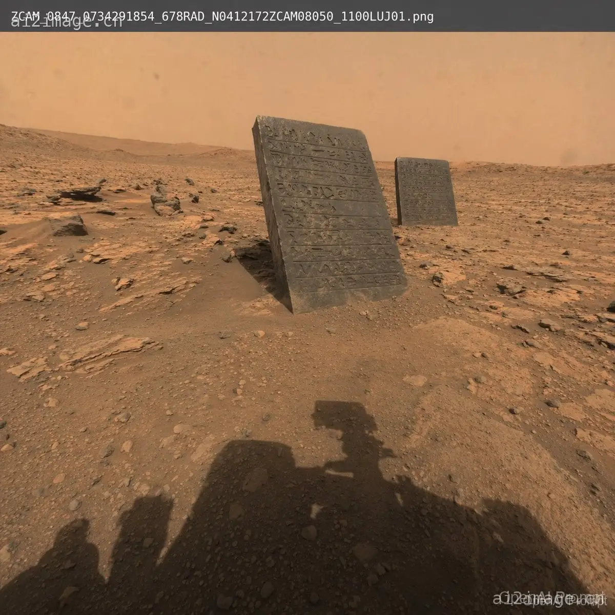 火星探测器发现照片