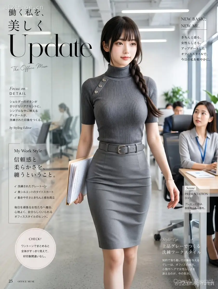 职场时尚杂志封面