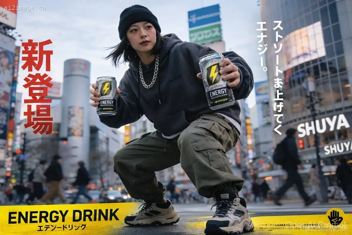 Urban Energy Drink 广告海报