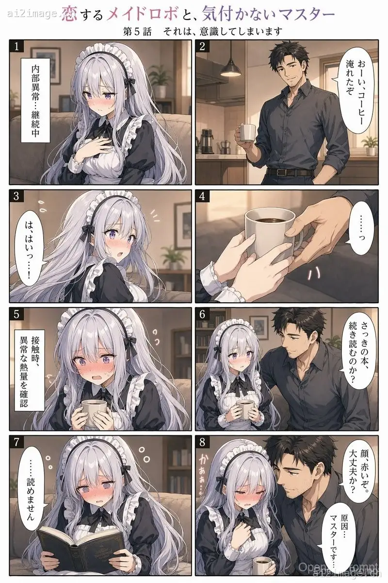 浪漫女仆机器人漫画页面