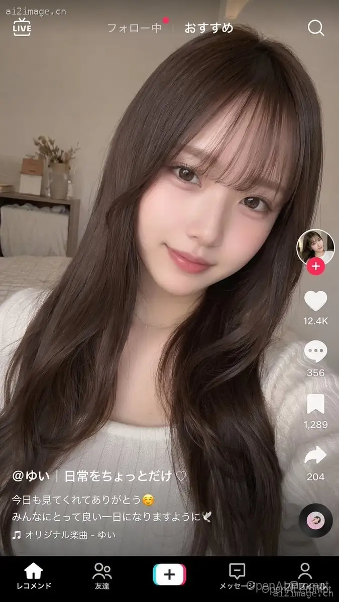 TikTok 风格视频界面模型