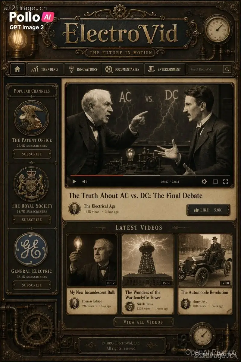 Steampunk ElectroVid 主页