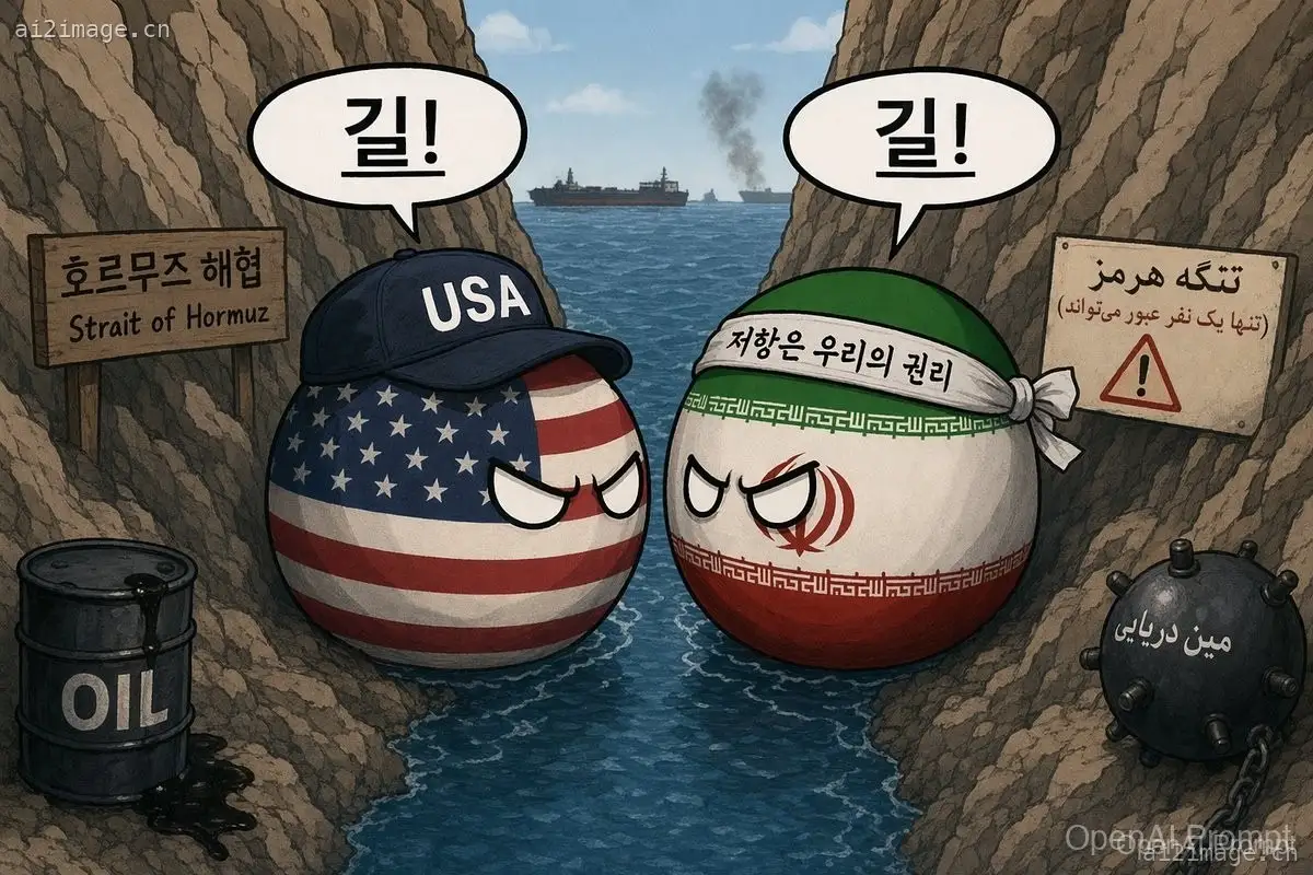 Countryball 霍尔木兹海峡对峙
