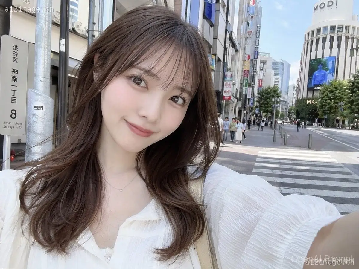 涩谷街头写实自拍