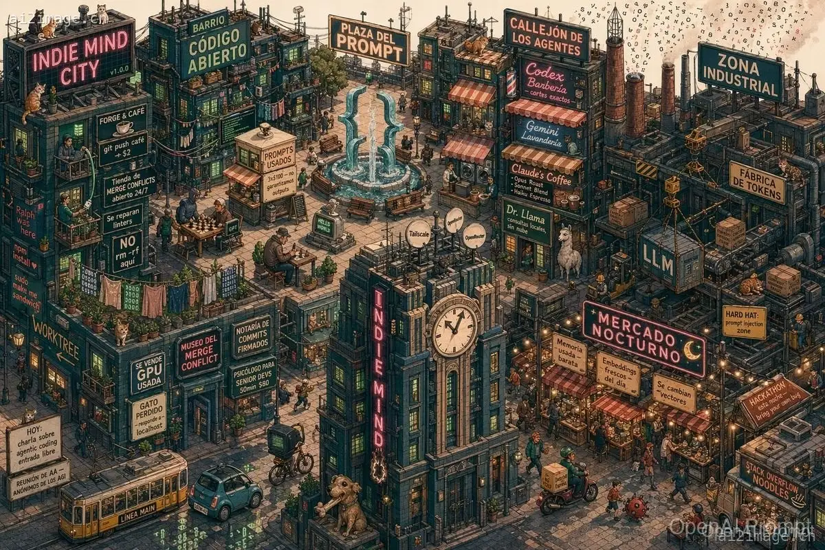 Indie Mind City 等轴测科技街区