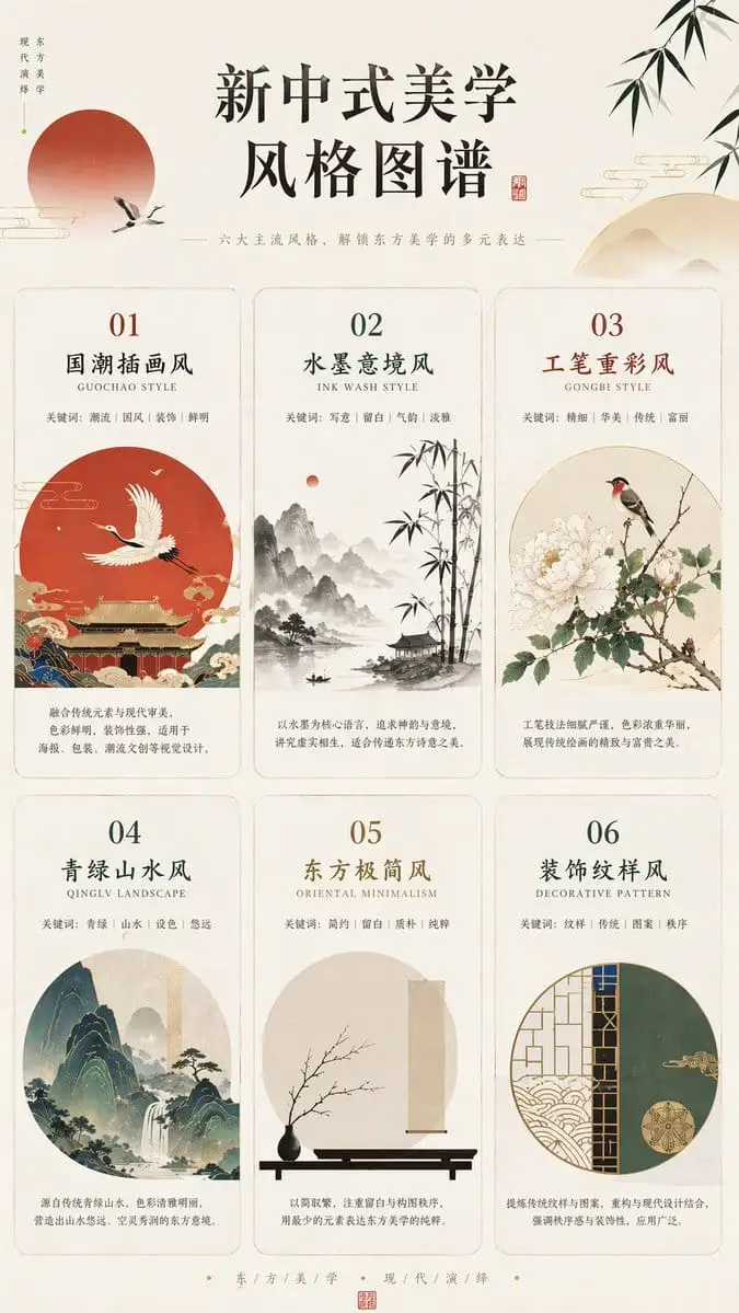 新中式美学风格图谱·海报设计指南