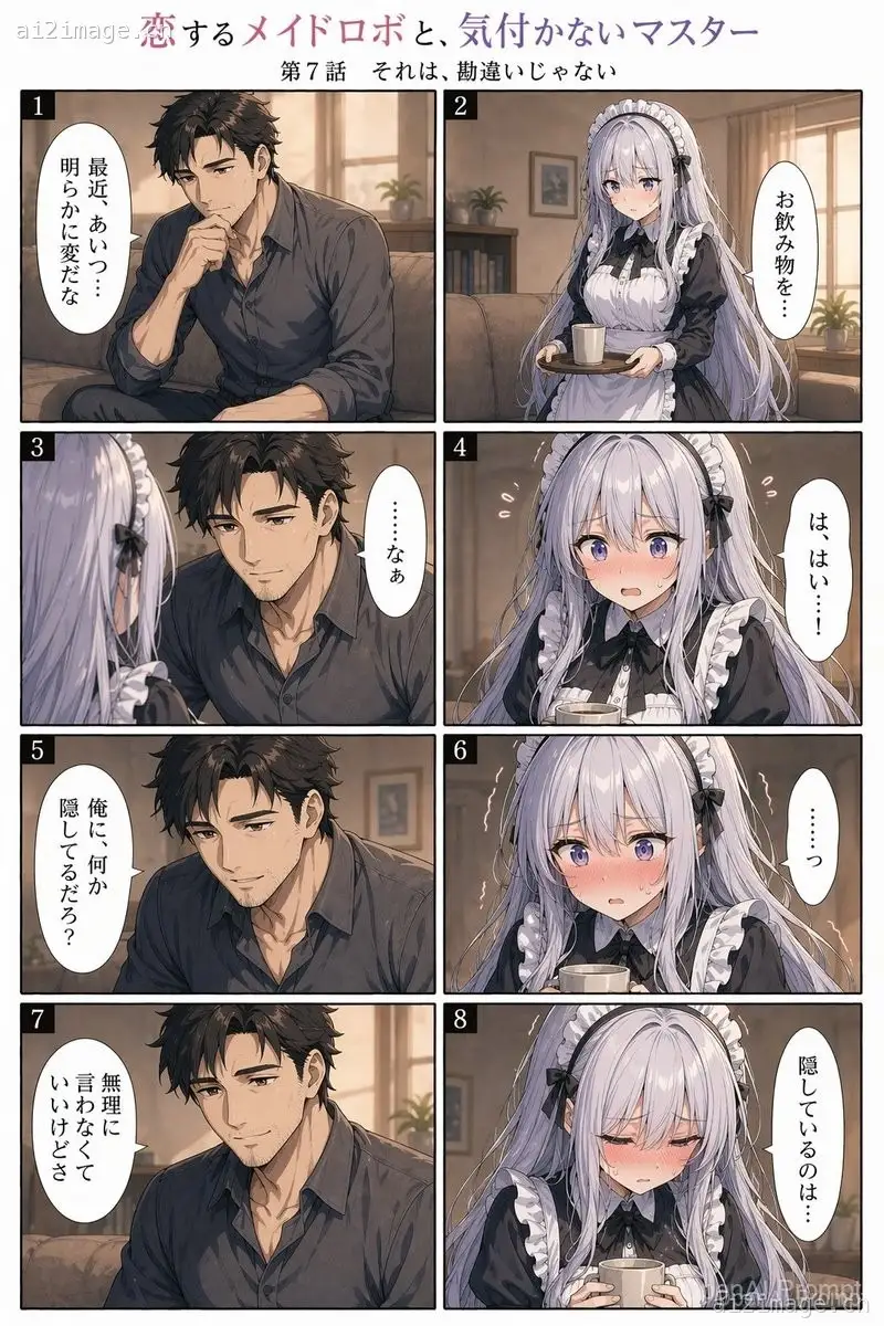 客厅里的浪漫漫画页面