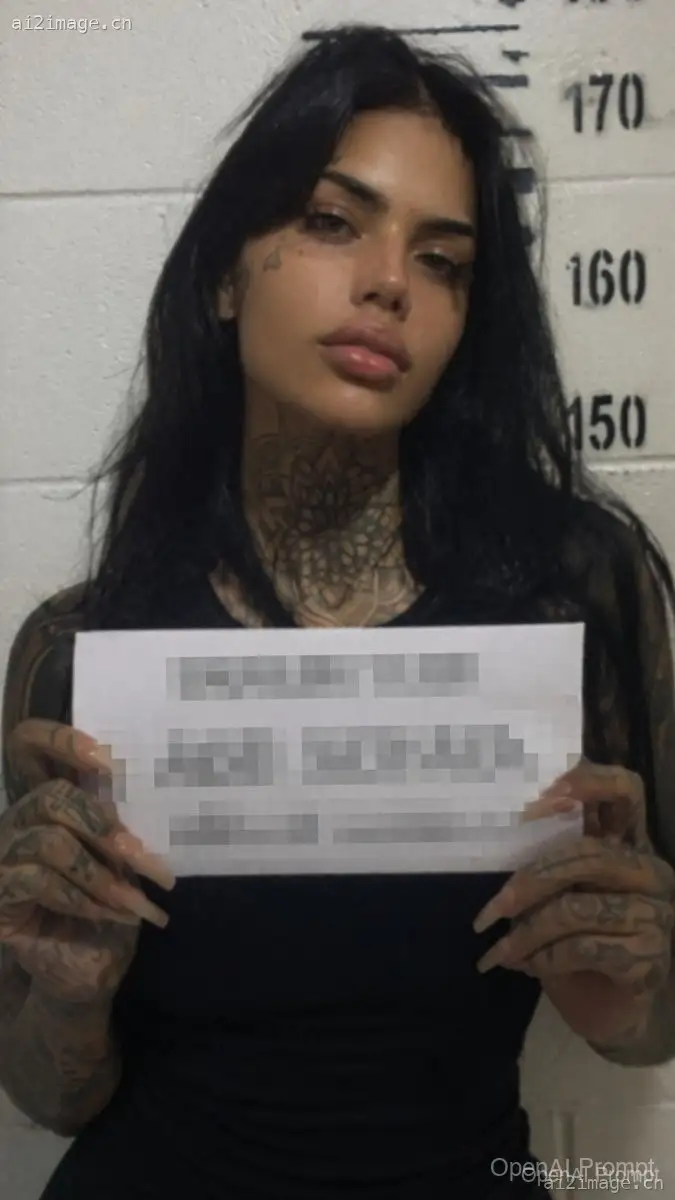 纹身女性写实风格入案照