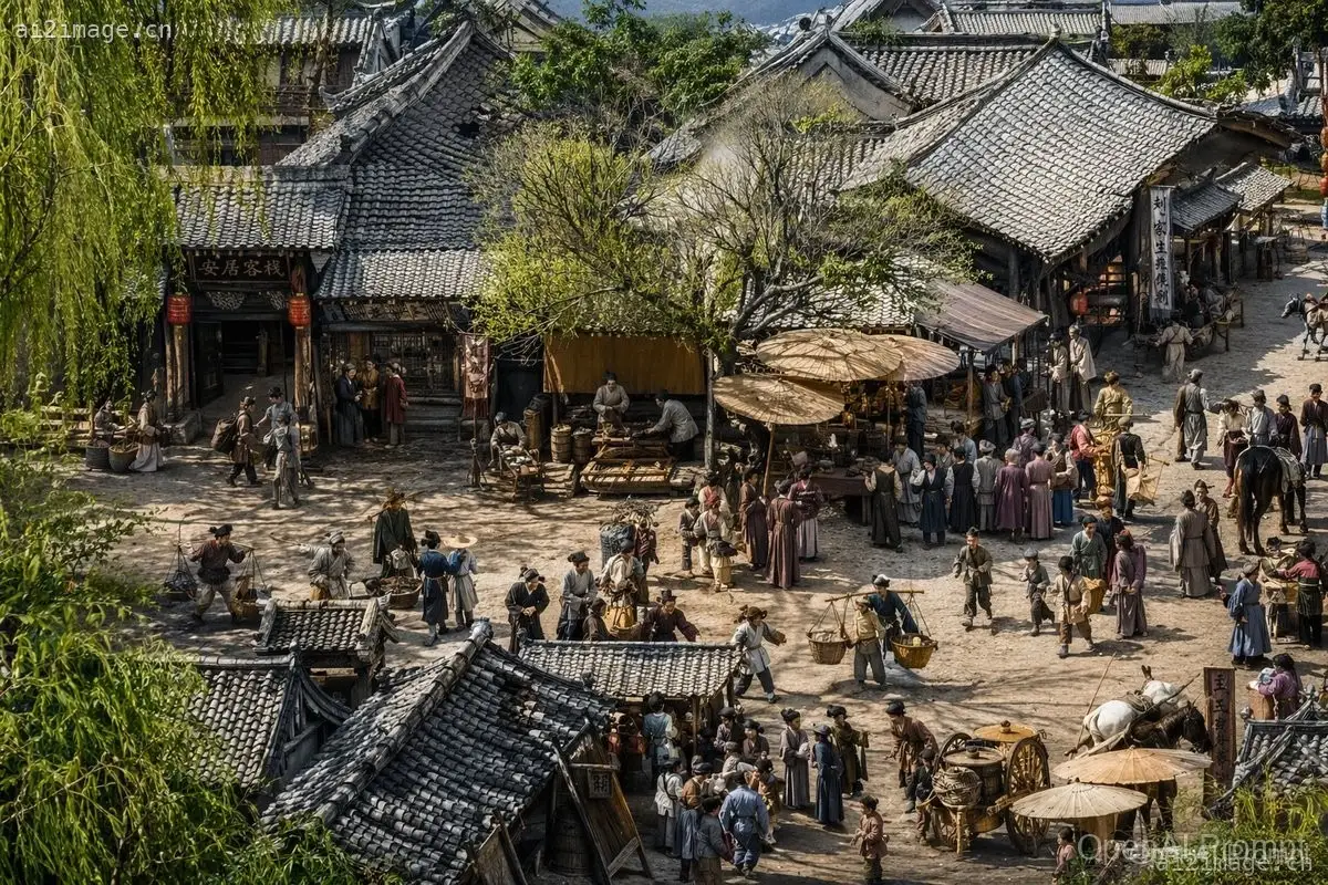 写实的中国古代街景