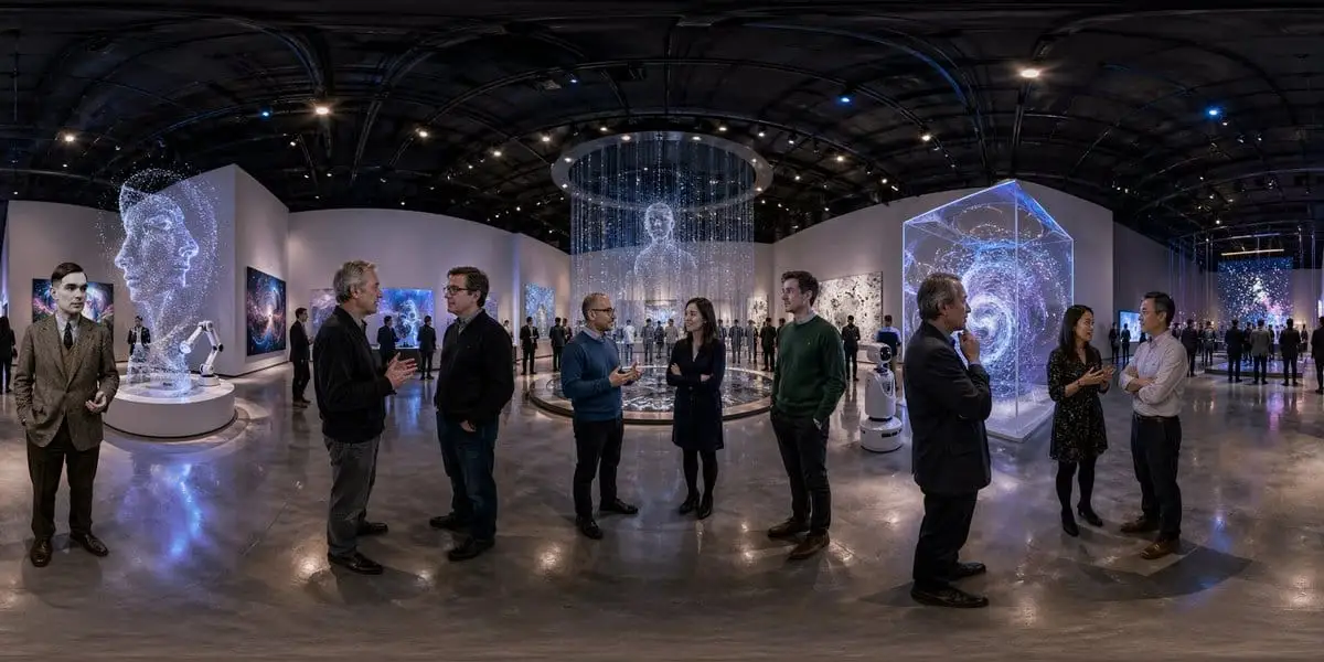 360°AI艺术画廊全景图 | VR沉浸式体验