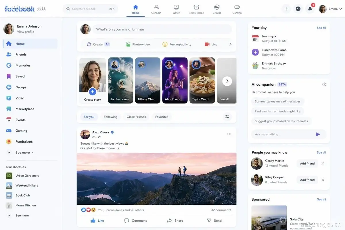 Facebook 2030 年预测