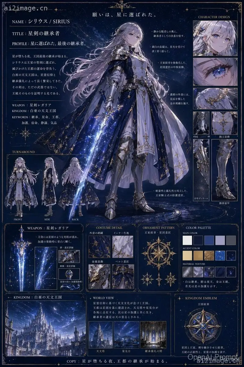 奇幻骑士概念设计图