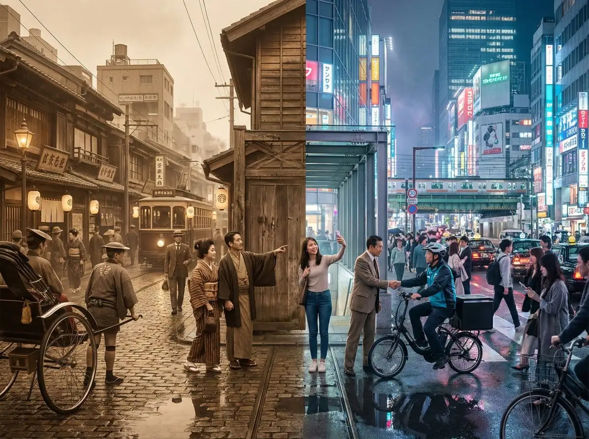 东京百年时空对话:1920年代与当代的街头奇遇