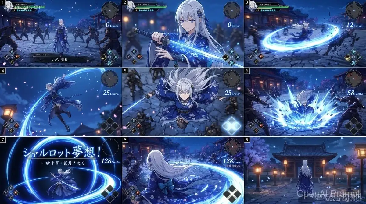 动漫 RPG 剑术攻击项目