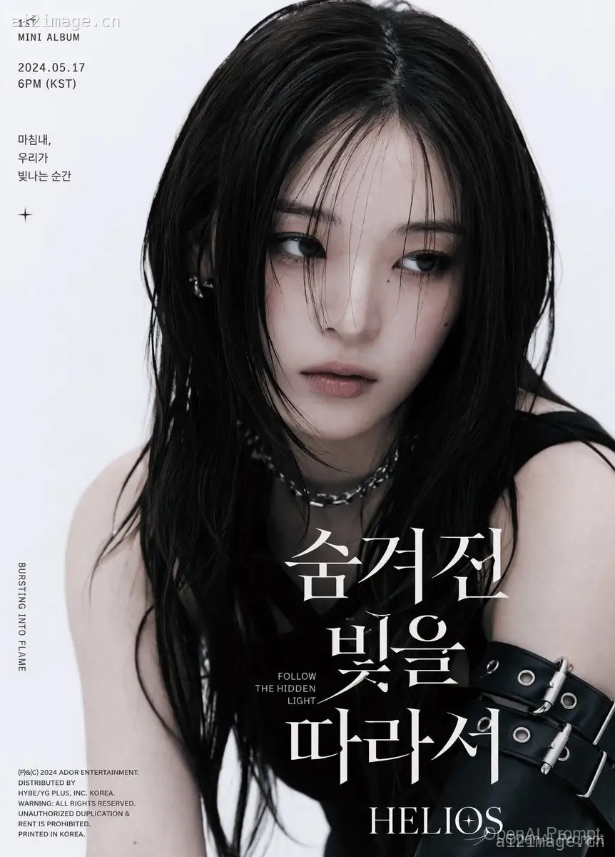 K-Pop 专辑预告海报
