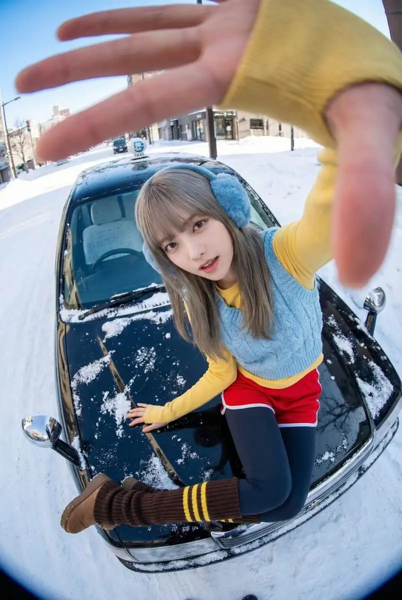 Y2K雪地写真:潮酷冰雪风格
