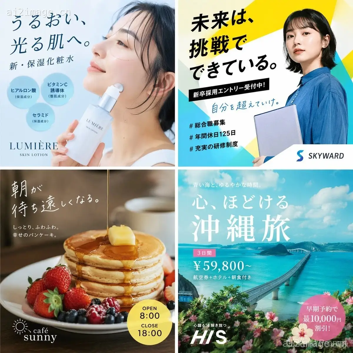 2x2 日本广告网格