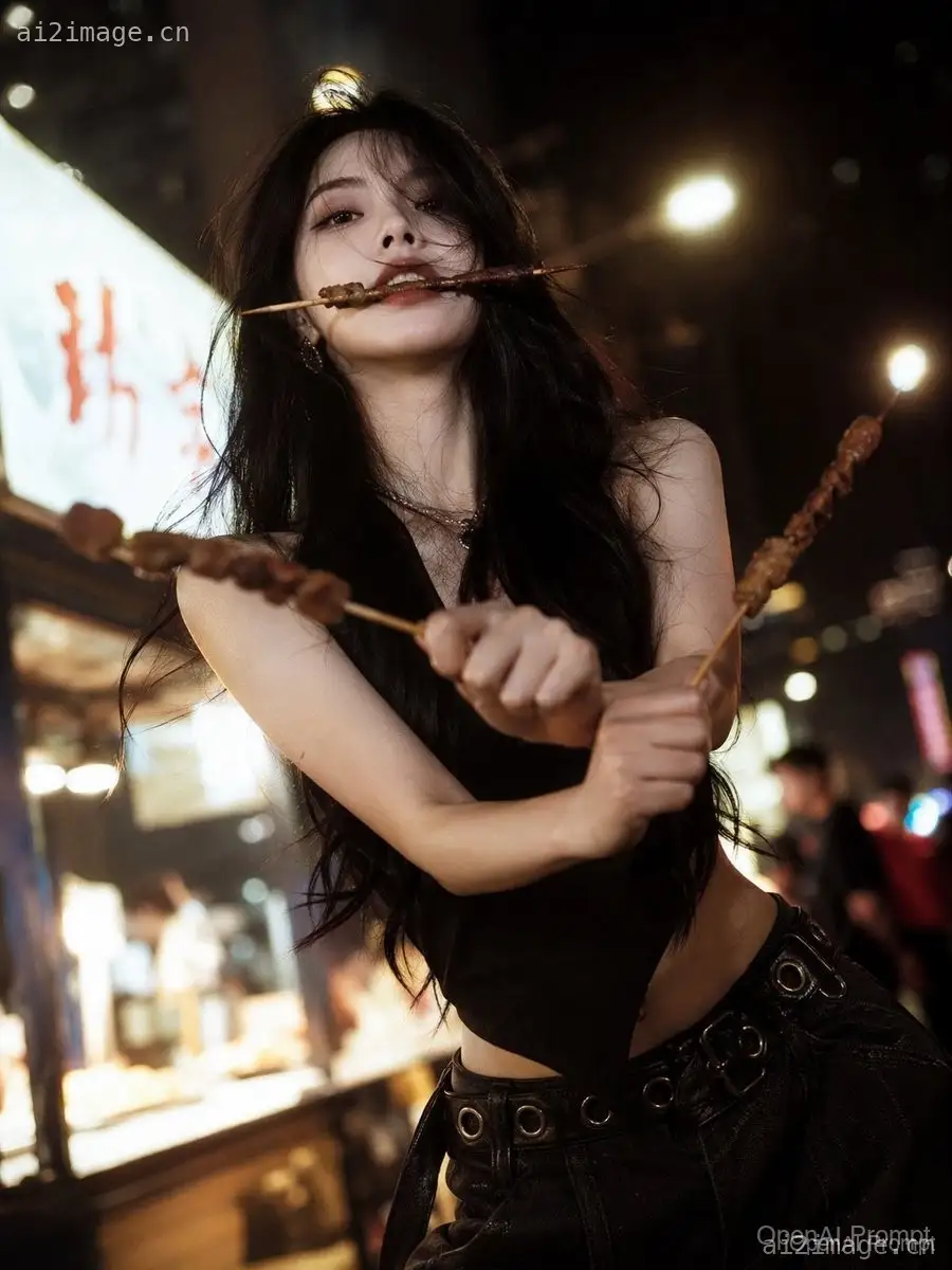 高级时装风格动漫致敬肖像