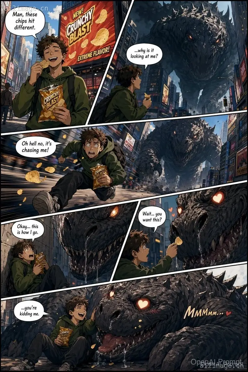 美式漫画条漫模板