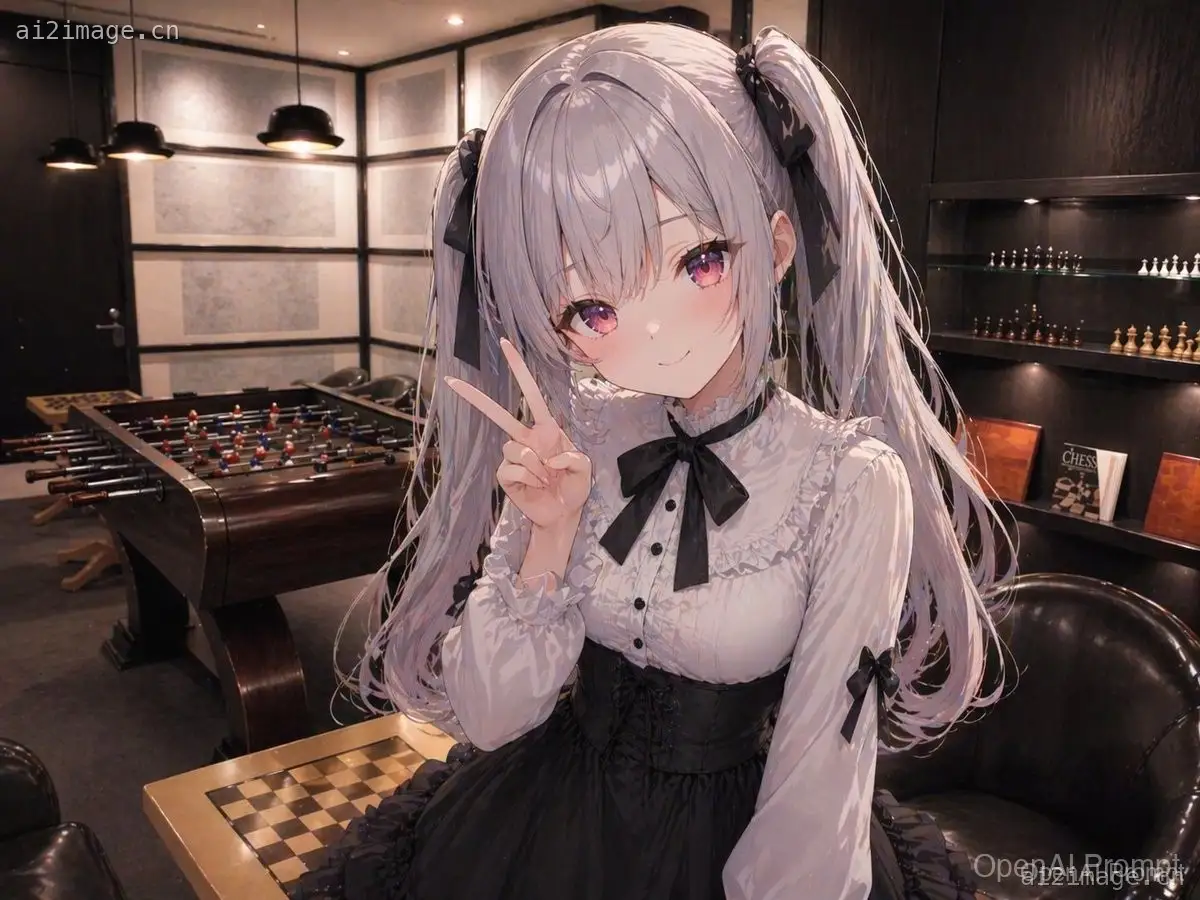 将动漫少女添加到参考休息室