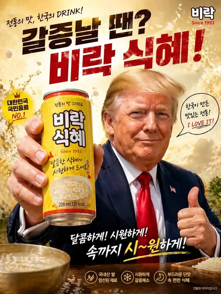 韩式甜米露恶搞广告海报生成器